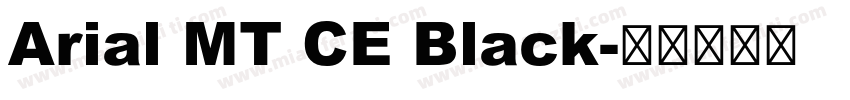 Arial MT CE Black字体转换